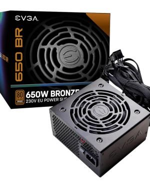 Fuente de Alimentación EVGA 650 BR/ 650W/ Ventilador 12cm/ 80 Plus Bronze