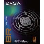 Fuente de Alimentación EVGA 650 BR/ 650W/ Ventilador 12cm/ 80 Plus Bronze