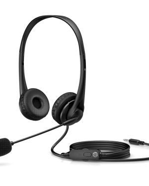 Auriculares HP G2/ con Micrófono/ Jack 3.5/ Negros