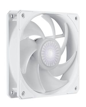 Cooler Master SickleFlow 120 ARGB Edición Blanca Ventilador de Caja Compatible con Placas Base ARGB