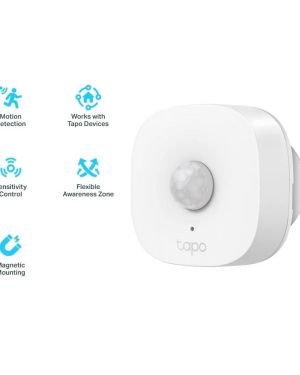 TP-Link Tapo T100 – Detector de Movimiento WiFi, Amplia Cobertura, Sensor de Alarma Antirrobo