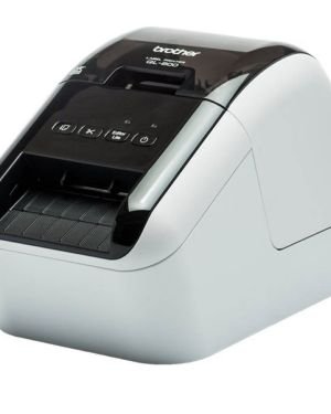 Impresora de Etiquetas Brother QL-800/ Térmica/ Ancho etiqueta 62mm/ USB/ Blanca y Negra