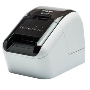 Impresora de Etiquetas Brother QL-800/ Térmica/ Ancho etiqueta 62mm/ USB/ Blanca y Negra