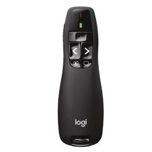 Logitech R400 Presentador Inalámbrico con Receptor USB Compatible con PC, Negro