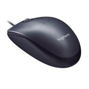 Ratón Logitech M90/ Hasta 1000 DPI/ Gris V2, Ambidiestro, PC, Mac, Portátil, Negro