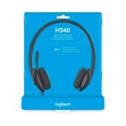 Auriculares Logitech H340/ con Micrófono/ con Supresión de Ruido, USB, PC/Mac/Portátil/Chromebook – Negro