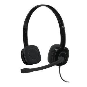 Auriculares Logitech H151/ con Micrófono/ Jack 3.5/ Negros