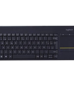 Teclado para Smart TV Logitech QWERTY Wireless Touch K400 Plus