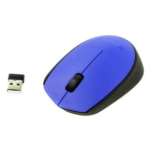 Ratón Inalámbrico Logitech M171/ Hasta 1000 DPI/ Azul