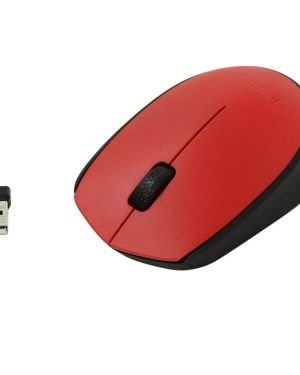 Ratón Inalámbrico Logitech M171/ Hasta 1000 DPI/ Rojo