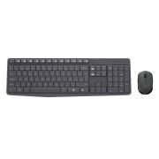 Teclado y Ratón Inalámbricos Logitech MK235 PC/Portátil, Disposición QWERTY Español – Negro