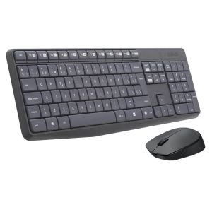 Teclado y Ratón Inalámbricos Logitech MK235 PC/Portátil, Disposición QWERTY Español – Negro