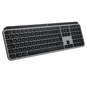 Logitech MX Keys para Mac – Teclado inalámbrico avanzado, Teclas con retroiluminación LED, Bluetooth, USB-C, Compatible con MacBook Pro, Macbook Air, iMac, iPad, QWERTY Español – Gris