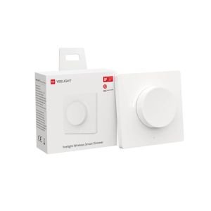 Yeelight YDQA0120001WTGL Interruptor regulador de Pared inalámbrico Smart Dimmer