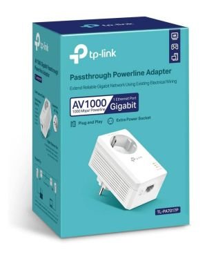 Adaptador Powerline TP-Link TL-PA7017P 1000Mbps/ Alcance 300m