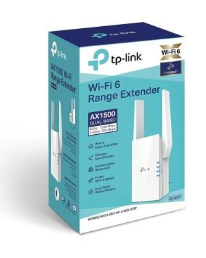 Repetidor Inalámbrico TP-Link RE505X/ WiFi 6/ 1500Mbps/ 2 Antenas