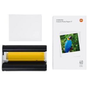 Papel Fotográfico Xiaomi Instant Photo Printer para Impresora Xiaomi Instant Photo 1S/ 3″/ 40 Hojas