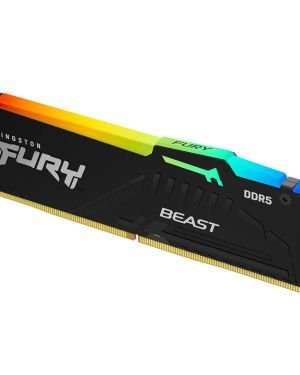 Memoria RAM Kingston FURY Beast RGB 16GB/ DDR5/ 6000MHz/ 1.35V/ CL40/ DIMM