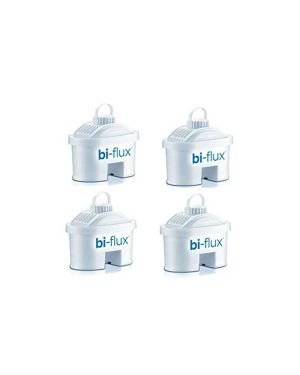 Laica, Pack de 4 filtros bi-flux (3+1) cartucho filtrante para el tratamiento de agua (suministro para 4 meses)