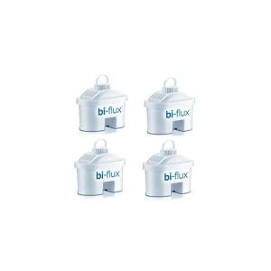 Laica, Pack de 4 filtros bi-flux (3+1) cartucho filtrante para el tratamiento de agua (suministro para 4 meses)