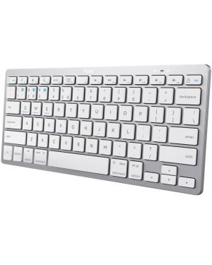 Teclado Compacto Inalámbrico por Bluetooth Trust 24654/ Plata