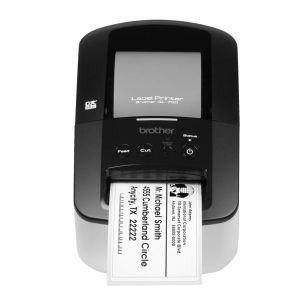 Impresora de Etiquetas Brother QL-700/ Térmica/ Ancho etiqueta 62mm/ USB/ Blanca y Negra