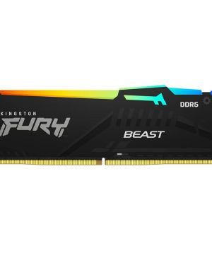 Memoria RAM Kingston FURY Beast RGB 16GB/ DDR5/ 6000MHz/ 1.35V/ CL40/ DIMM