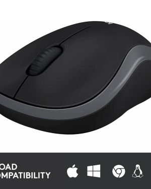 Ratón Inalámbrico Logitech M185/ Hasta 1000 DPI, Ambidiestro, Compatible con PC, Mac, Portátil – Gris