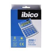 Ibico Rexel Ibico 208X – Calculadora de sobremesa con pantalla LCD de 8 dígitos
