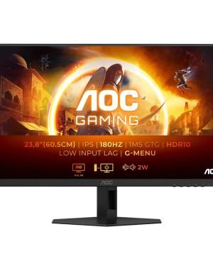 Monitor Gaming AOC 24G4XE 24″/ Full HD/ 0.5ms/ 180Hz/ IPS/ Multimedia/ Negro