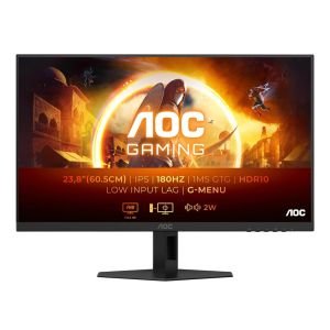 Monitor Gaming AOC 24G4XE 24″/ Full HD/ 0.5ms/ 180Hz/ IPS/ Multimedia/ Negro