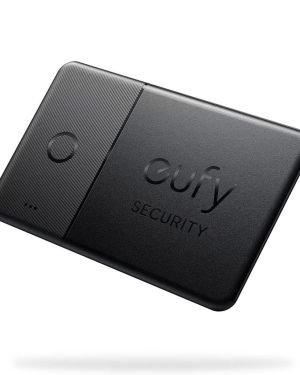 eufy Security SmartTrack Card (Negro, 1 Unidad), Funciona con Buscar de Apple (Solo iOS), Wallet Tracker, Phone Finder