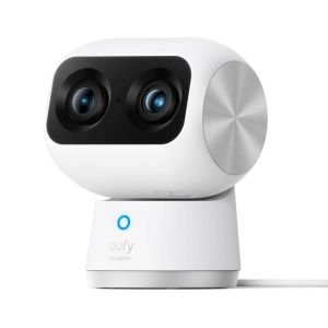 eufy Security Indoor CAM S350, cámara Doble, cámara de Seguridad con resolución 4K UHD