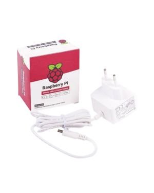 RASPBERRY fuente de alimentacion USB-C 5.1V 3A – blanco