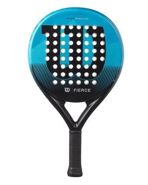 Pala de Pádel Wilson Fierce Elite 2/ Azul y NegroWilson Fierce Elite 2/ Azul y Negro