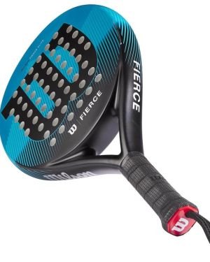 Pala de Pádel Wilson Fierce Elite 2/ Azul y NegroWilson Fierce Elite 2/ Azul y Negro