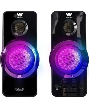 Altavoces Woxter Big Bass 95 RGB/ 20W/ 2.0