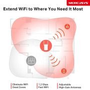 MERCUSYS – ME30 AC1200 Repetidor wifi, 5 GHz & 2.4 GHz, 2 Antenas Externas