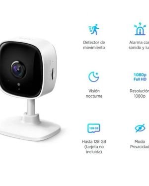 Cámara de Videovigilancia TP-Link Tapo C100/ Visión Nocturna/ Control desde APP