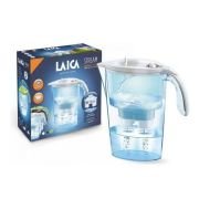 Pack Jarra Filtrante Laica Stream Line/ 2.3L/ Blanca/ Jarra + 3 Filtros BI-FLUX