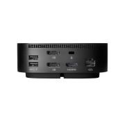 HP G5 HUB Docking Station Multipuerto con Cable Combo – (Puerto USB-C, VGA, HDMI, RJ45, Puerto de Adaptador de CA, Combo Audio Jack, DisplayPort, Windows 10,11, MacOS y Chrome OS ) Color Negro