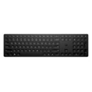 HP 450 Teclado Inalámbrico Programable QWERTY Español (Puerto USB-A, 20 Teclas Personalizables, hasta 6° de Inclinación, Windows 11, Windows 10, MAC) Color Negro