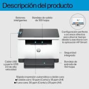 Multifunción Láser Monocromo HP LaserJet M234D/ Dúplex/ Blanca