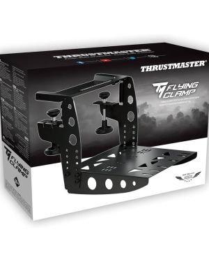 Thrustmaster TM Flying Clamp – anclaje 100% metálico para escritorio y mesa, para usar con PC