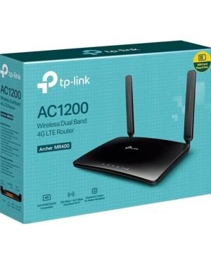 Router Inalámbrico 4G TP-Link Archer MR400 1200Mbps/ 2.4GHz 5GHz/ 2 Antenas/ WiFi 802.11ac/n/a/b/g/n