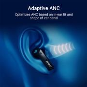 ASUS ROG Cetra True Wireless SpeedNova, Auriculares Gaming (2,4 GHz y Bluetooth 5.3, ROG SpeedNova, Audio de 24 bits y 96 kHz, micrófonos AI, ANC adaptativo, 46 Horas de autonomía), Blanco Lunar