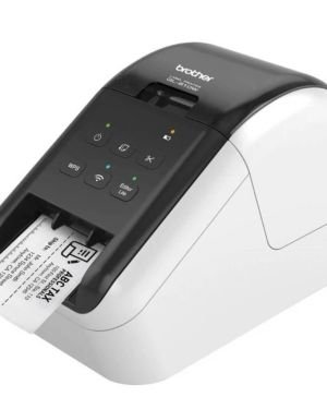 Impresora de Etiquetas Brother QL-810WC/ Térmica/ Ancho etiqueta 62mm/ USB-WiFi/ Blanca y Negra