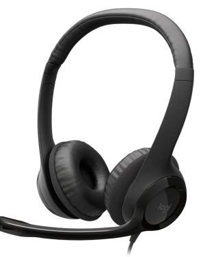 Auriculares Logitech H390/ con Micrófono/ USB/ Negros