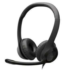 Auriculares Logitech H390/ con Micrófono/ USB/ Negros