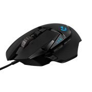 Ratón Gaming Logitech G502 Hero/ Hasta 25600 DPI/ 11 Botones Programables, Memoria Integrada, PC/Mac – Negro
